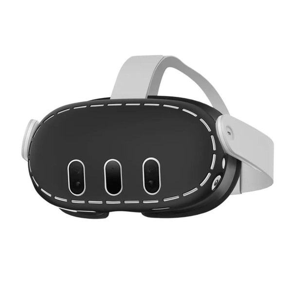 Aokicase for Oculus Quest 2 Silicone Case Accessories with VR Case Cover, Oculus Quest2 4 in 1 Silicone VR Face Cover (Oculus Quest2, Black) H1356